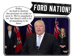 Former staffer fired after convoy donation sues Ford government, media